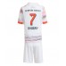 Maillot de foot Bayern Munich Serge Gnabry #7 Extérieur vêtements enfant 2025-26 Manches Courtes (+ pantalon court)